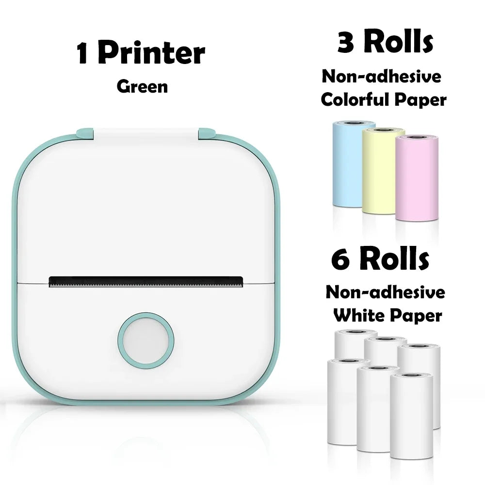 Phomemo T02 Mini Thermal Printer Wireless Mini Pocket Printer