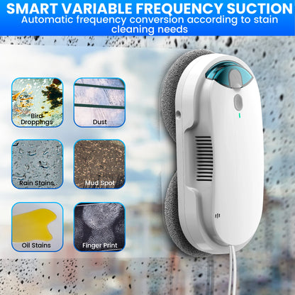 W1 Window Cleaning Robot with Automatic Water Spraying Function