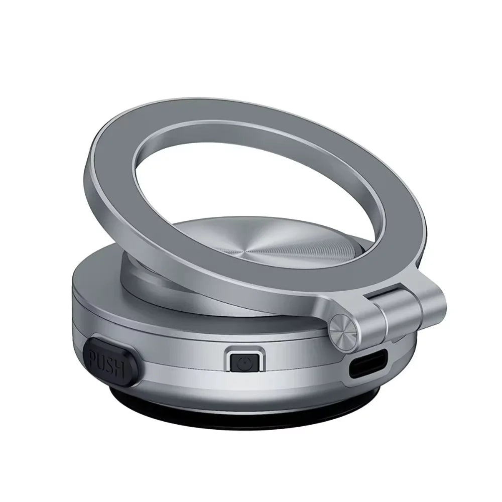 Magnetic Vacuum Car Phone Holder Suction Cup Folding Universal Navigation Stand Bracket
