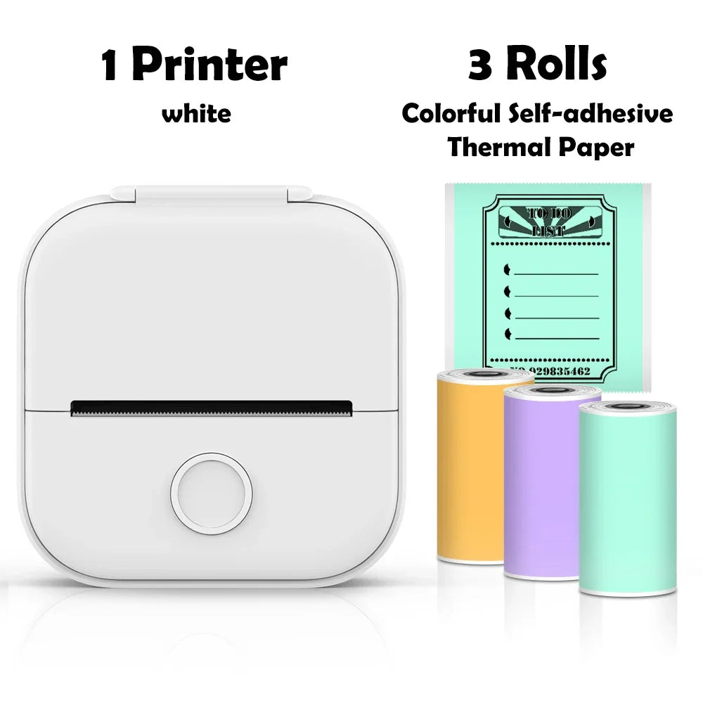 Phomemo T02 Mini Thermal Printer Wireless Mini Pocket Printer