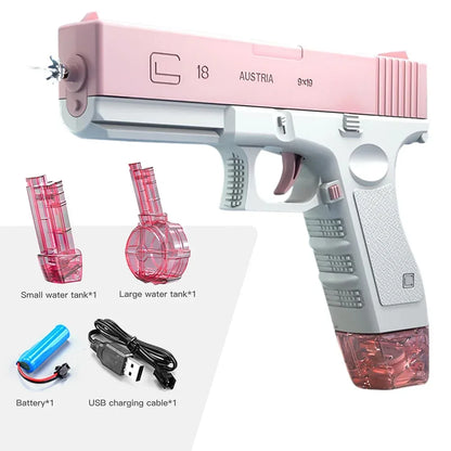 M416 Water Gun Fully Automatic Shooting Toy Summer M416 Water Gun Battle Beach Outdoor Entertainment Children'S and Adult Toys