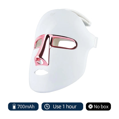 7 Colors Photon Facial LED Mask Red Light Therapy anti Aging Face Neck Beauty Mask Relaxation Treatment