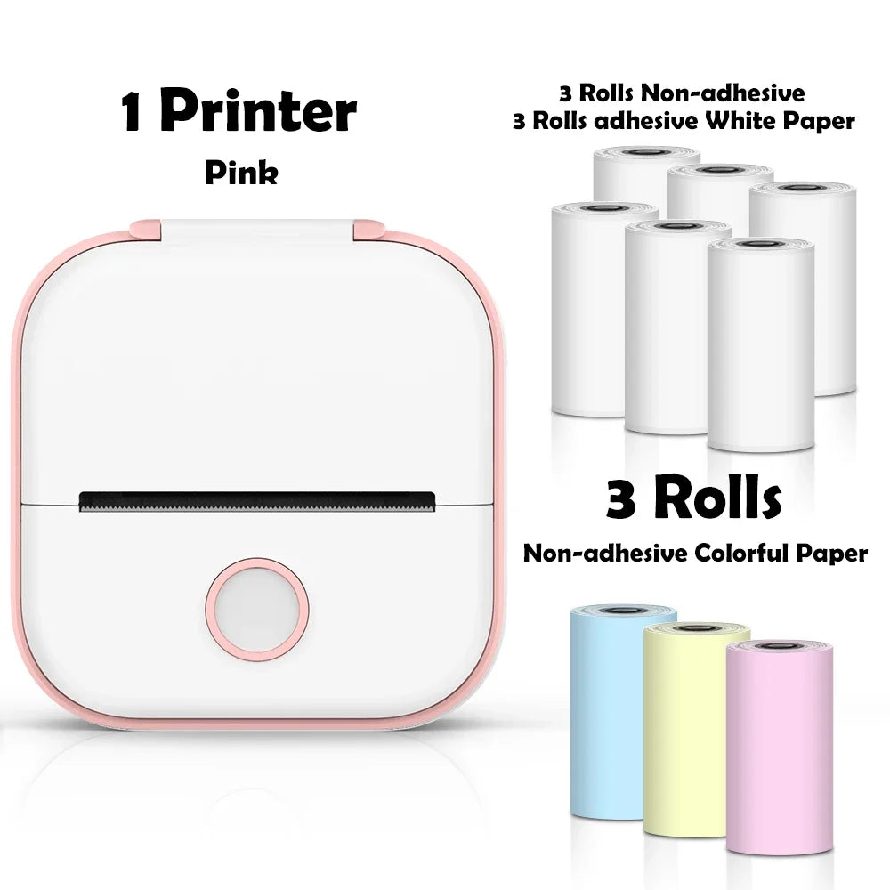 Phomemo T02 Mini Thermal Printer Wireless Mini Pocket Printer