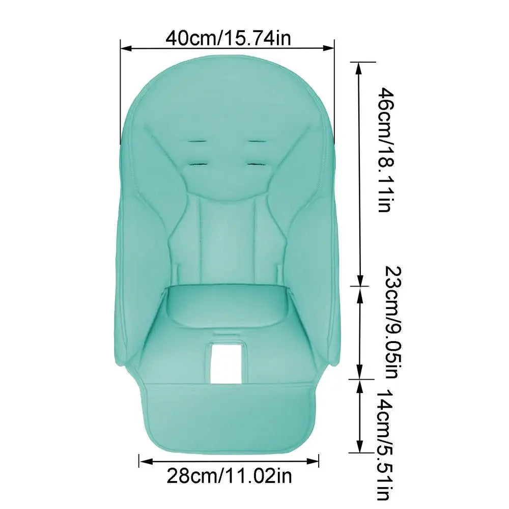 Baby High Chair Seat Cushion Cover PU Leather for Peg Perego Siesta Zero3 Baoneo