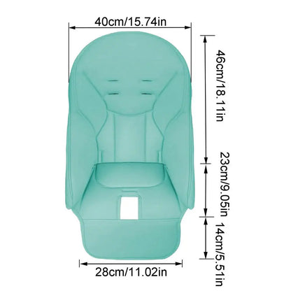 Baby High Chair Seat Cushion Cover PU Leather for Peg Perego Siesta Zero3 Baoneo
