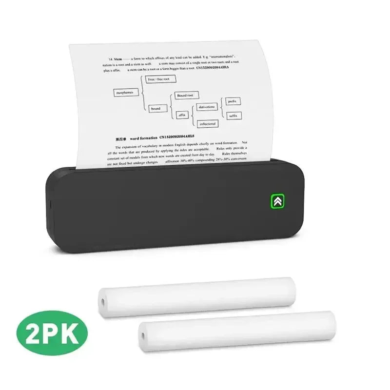 PrintEase Portable Mini A4 Printer No Ink Thermal Printer