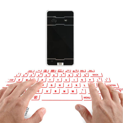 KeyBeam Portable Bluetooth Laser Keyboard