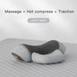 3 in 1 Neck Massager Pillow Electric Cervical Pillow Lifting Traction Relax Hot Compress Vibration Massage Neck Pain Relief