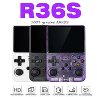 Retro R36S Handheld Video Game Console 3.5 Inch IPS Screen with 128GB Preloaded Games