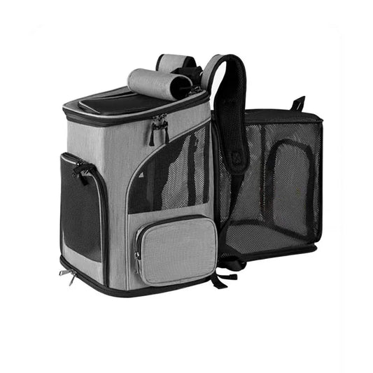 Breathable Pet Cat Carrier Backpack Foldable Pet Carrier Transport Travel Bag