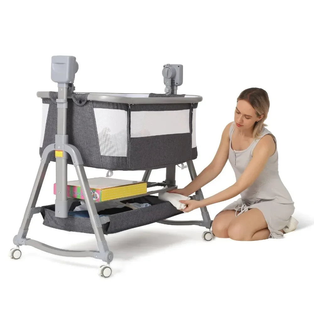 Baby Multi-Functional Electric Shaker Rocking Bassinet