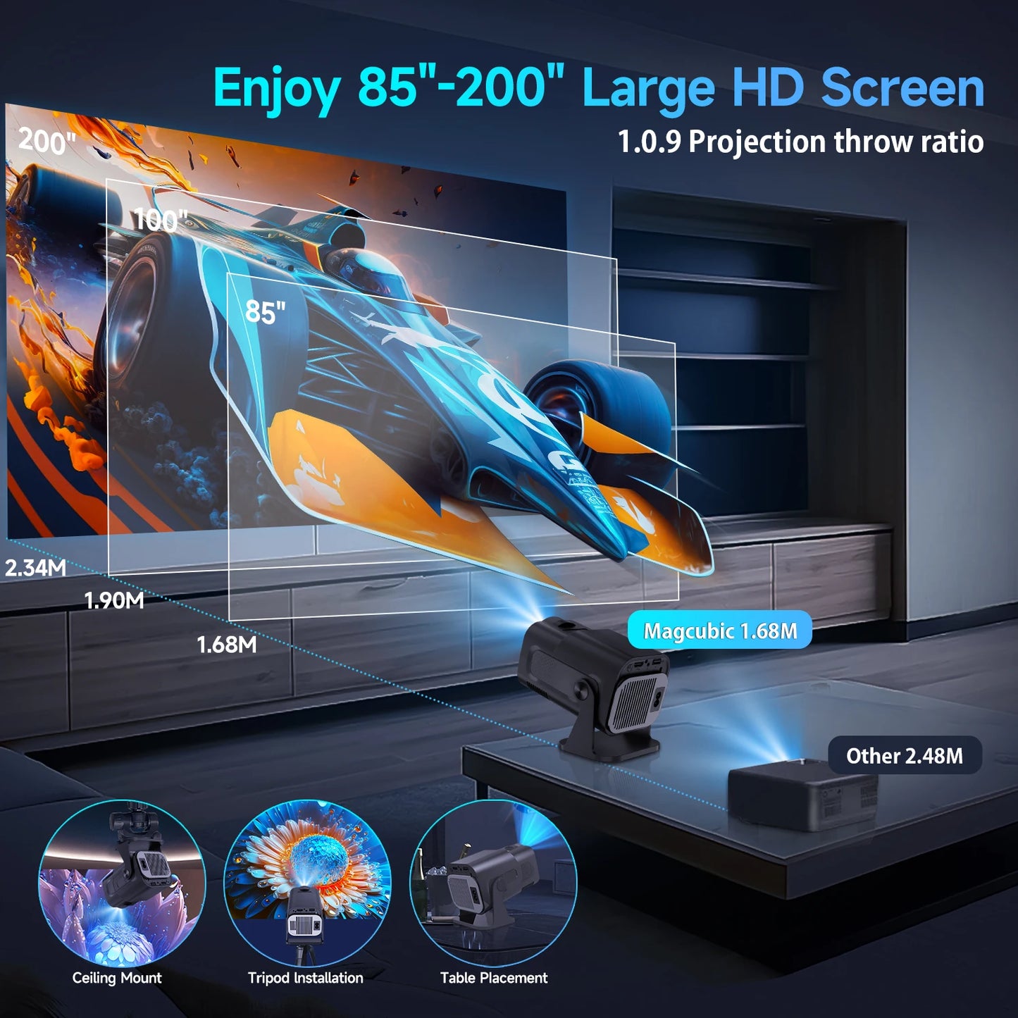 Magcubic 4K Mini Rotable Projector
