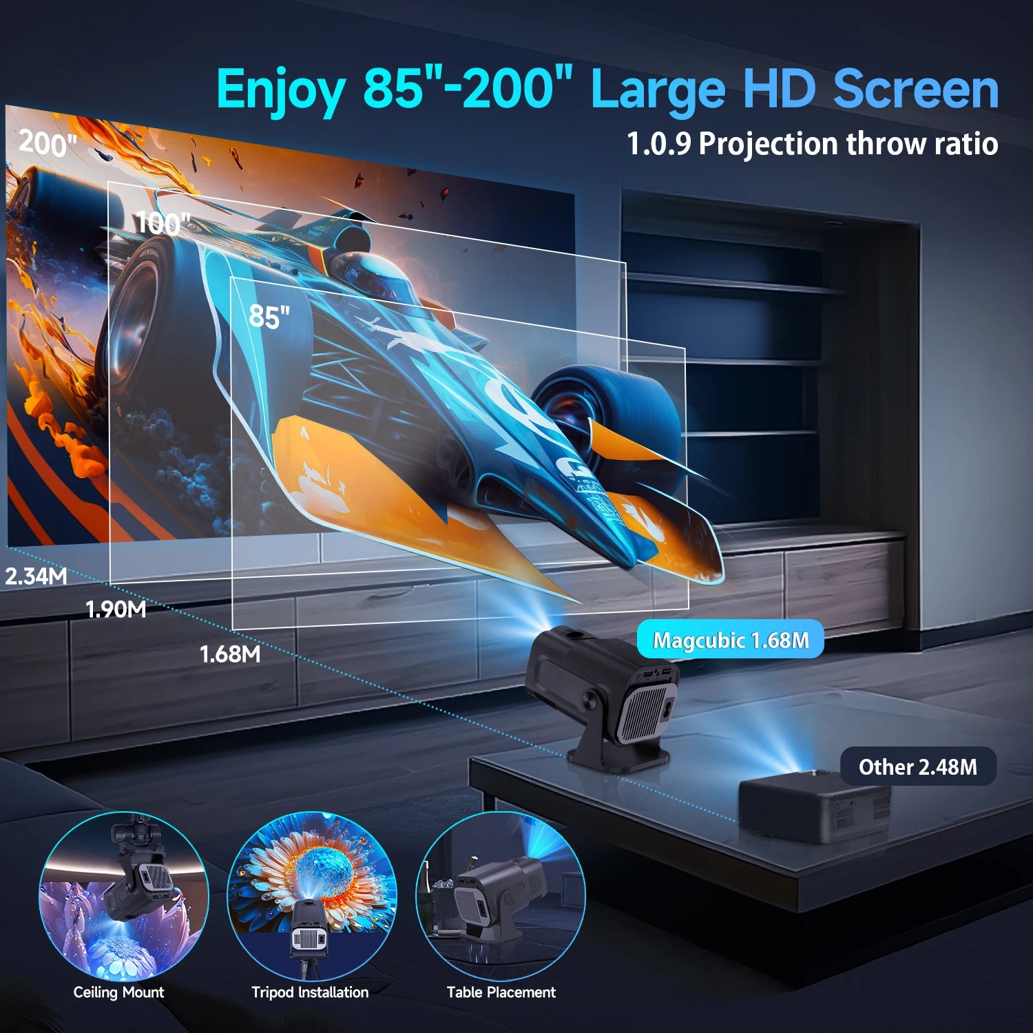 Magcubic 4K Mini Rotable Projector