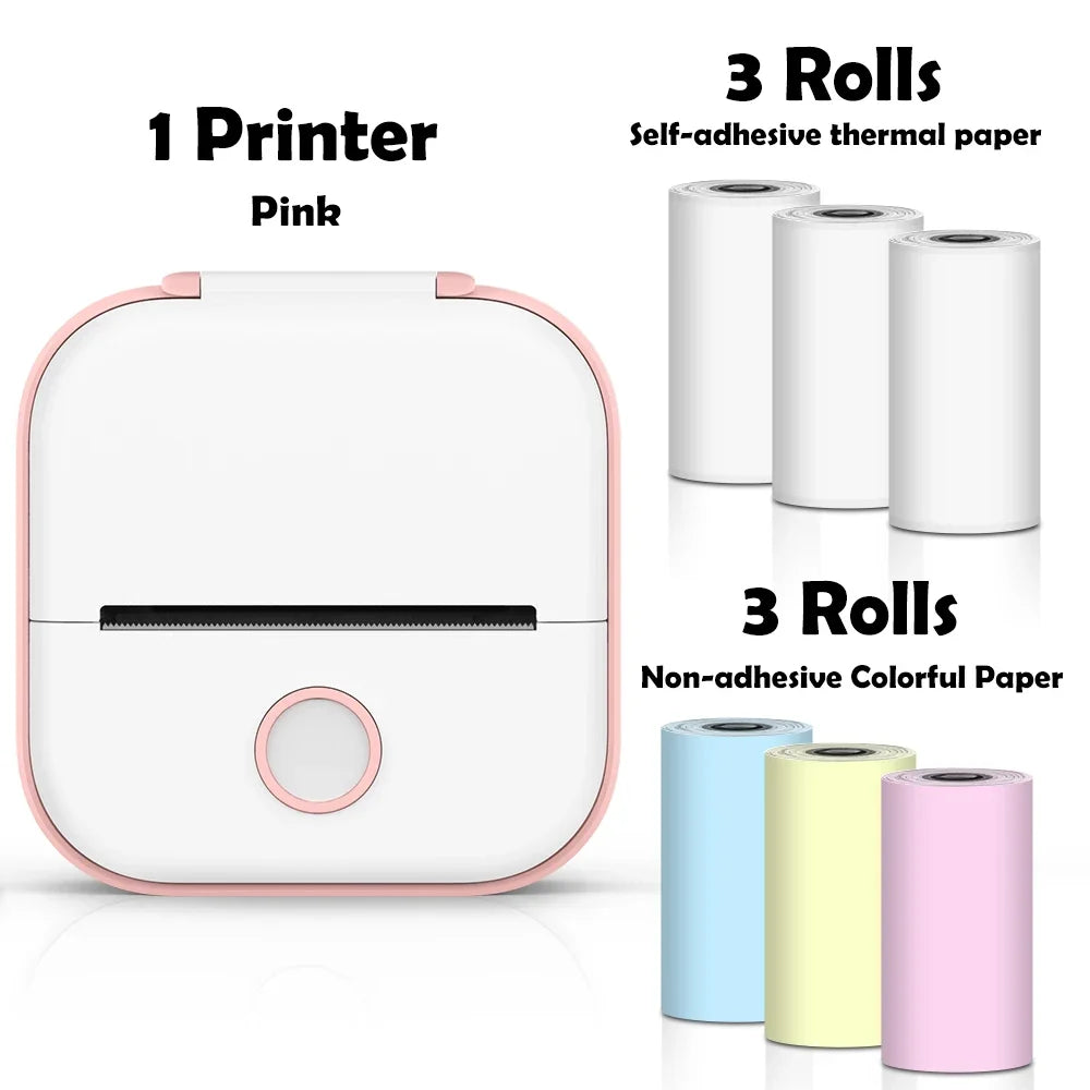 Phomemo T02 Mini Thermal Printer Wireless Mini Pocket Printer