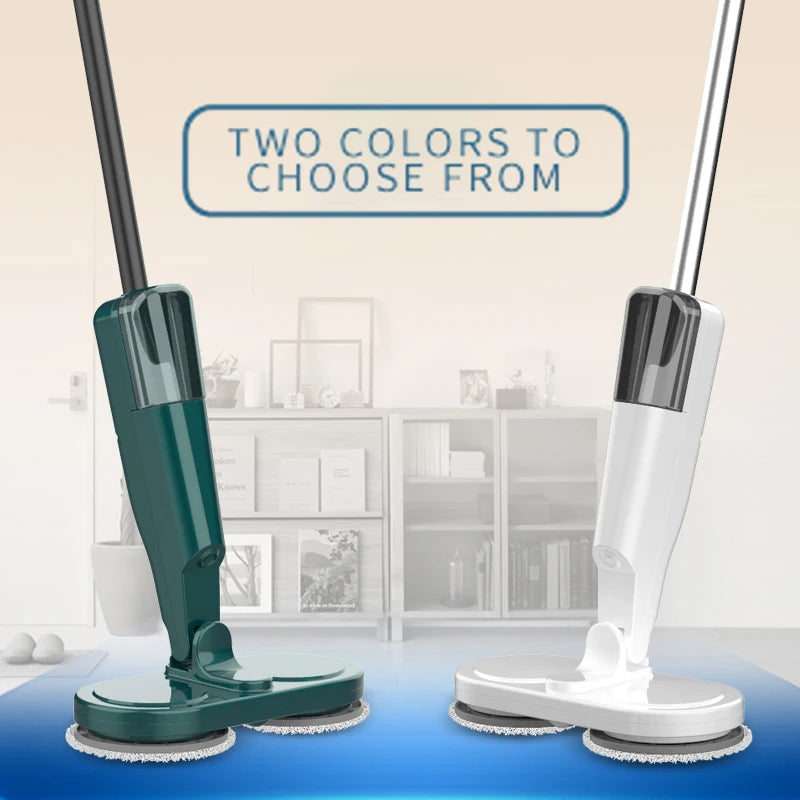 Electric Water Mop Cleaner Machine 360° Rotatable Spin Cleaning Mop Squeeze Wet and Dry
