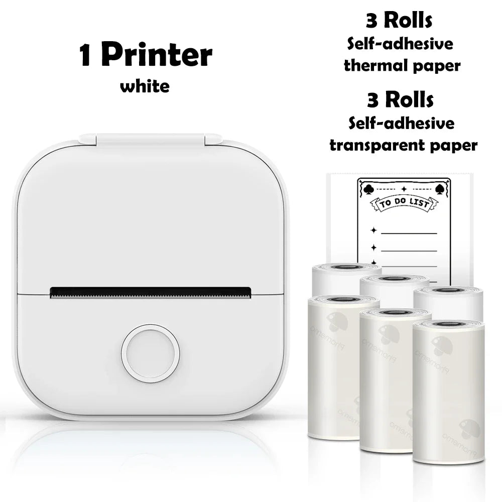 Phomemo T02 Mini Thermal Printer Wireless Mini Pocket Printer