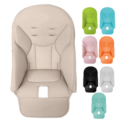 Portable Dining Chair Cover Baby PU Leather Dining Chair Pad Soft Multifunctional Seat Cover with Padding for Kids Children