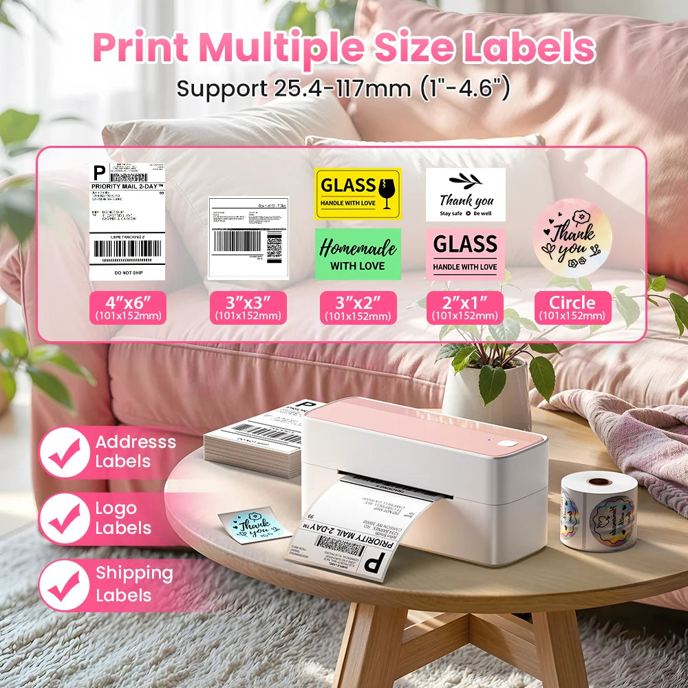 Phomemo Bluetooth Thermal Label Wireless Printer