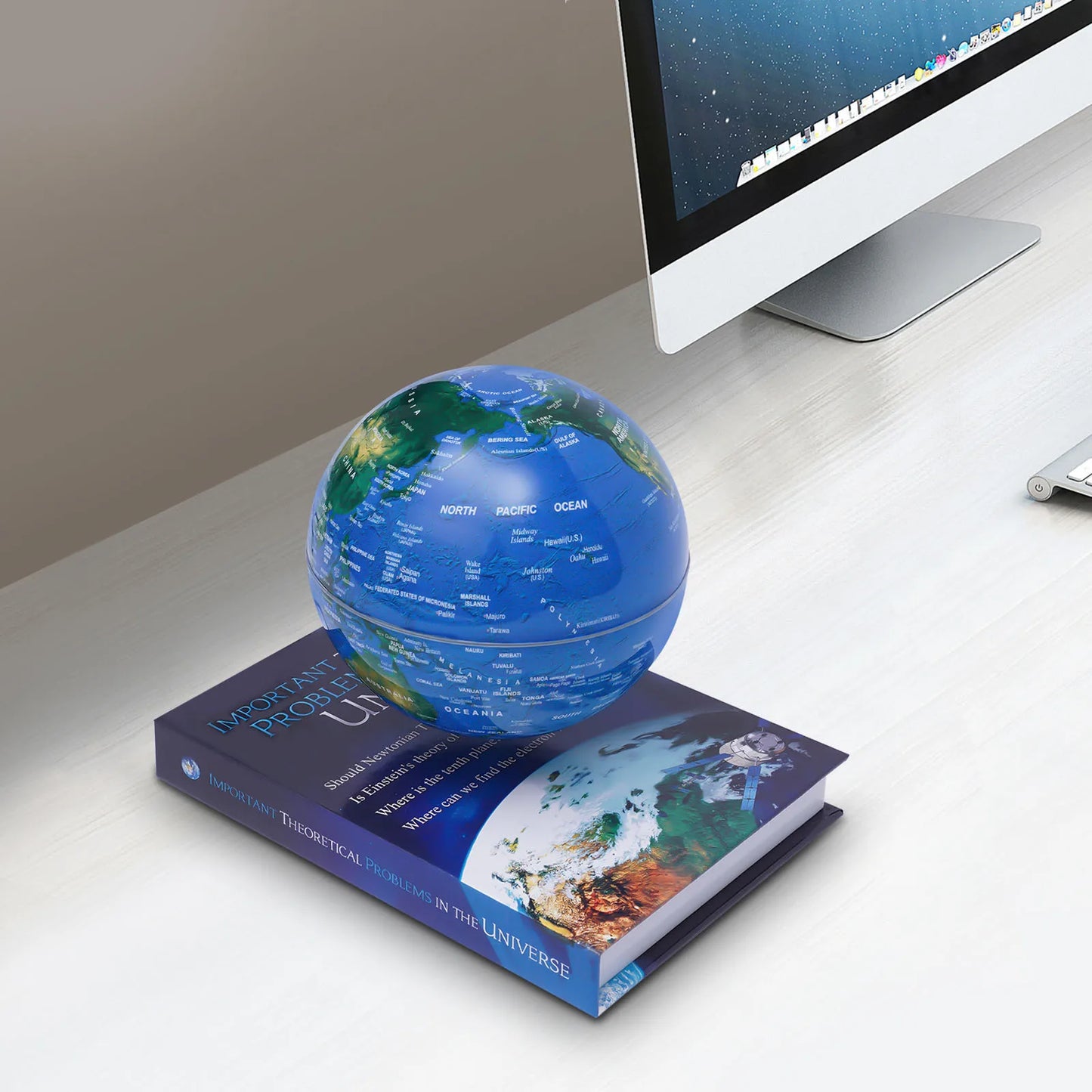 Geographic Floating Stardust LED Globe