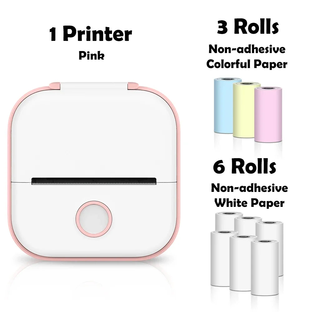 Phomemo T02 Mini Thermal Printer Wireless Mini Pocket Printer