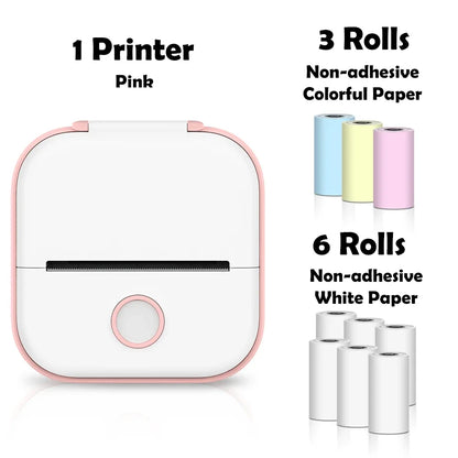 Phomemo T02 Mini Thermal Printer Wireless Mini Pocket Printer