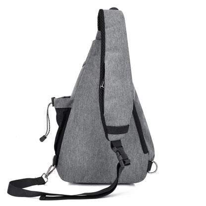Single-Shoulder Bag with Multiple Internal Zippered Pockets, a Stylish Bowling Bag Design