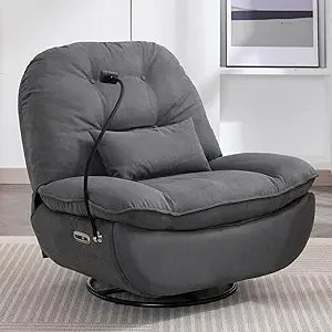 Smart Oversized Recliner Sofa Swivel Rocking Chair Electric Rocker