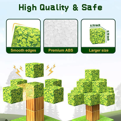 300Pcs 15Dolls Assorted Shapes and Colors Magnetic Building Blocks Toys
