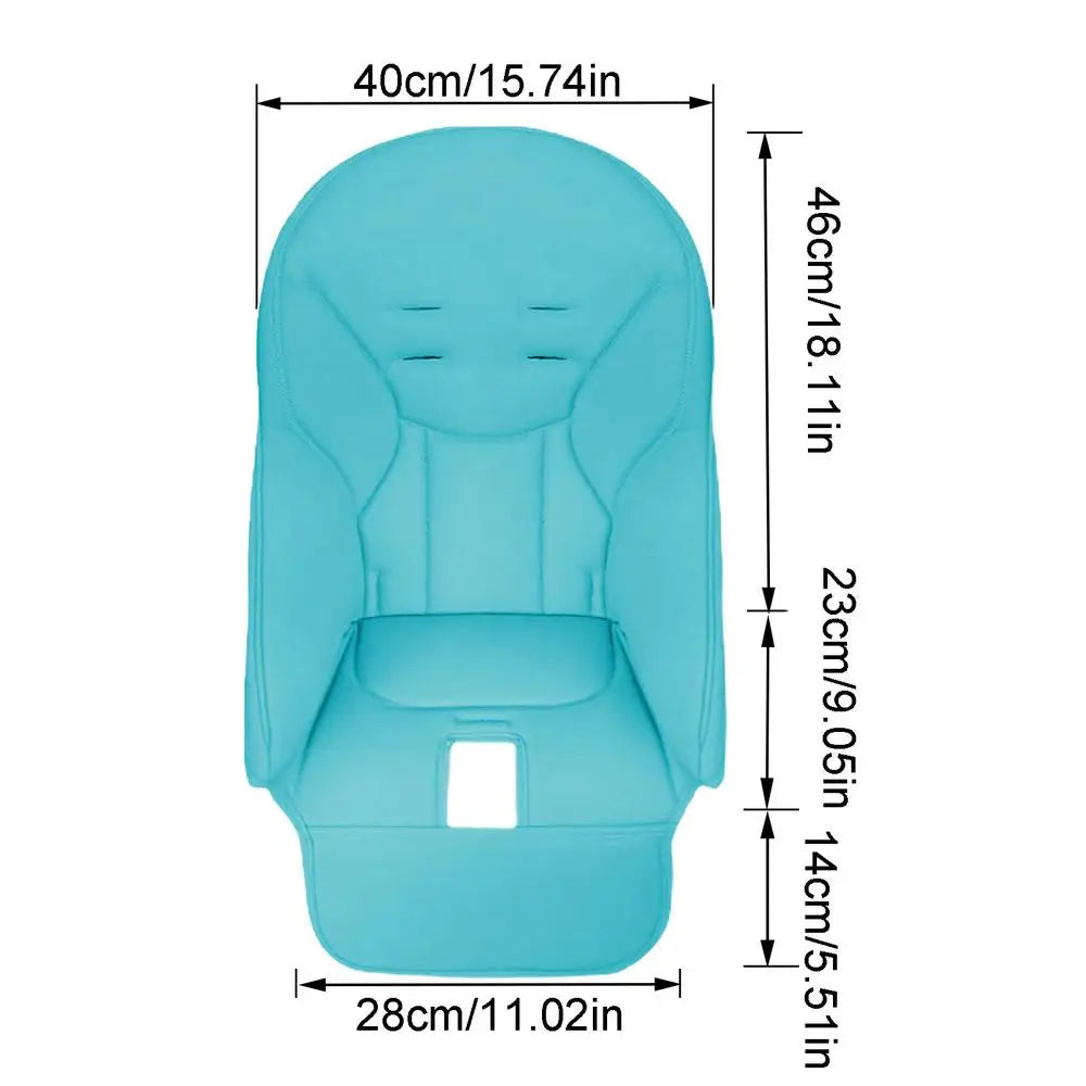 Baby High Chair Seat Cushion Cover PU Leather for Peg Perego Siesta Zero3 Baoneo