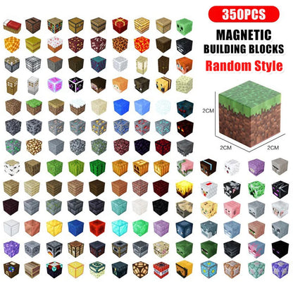 300Pcs 15Dolls Assorted Shapes and Colors Magnetic Building Blocks Toys