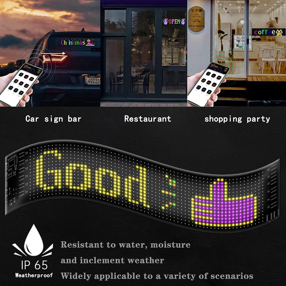 BrightTrack Smart LED Signs for Cars