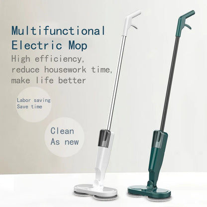 Electric Water Mop Cleaner Machine 360° Rotatable Spin Cleaning Mop Squeeze Wet and Dry