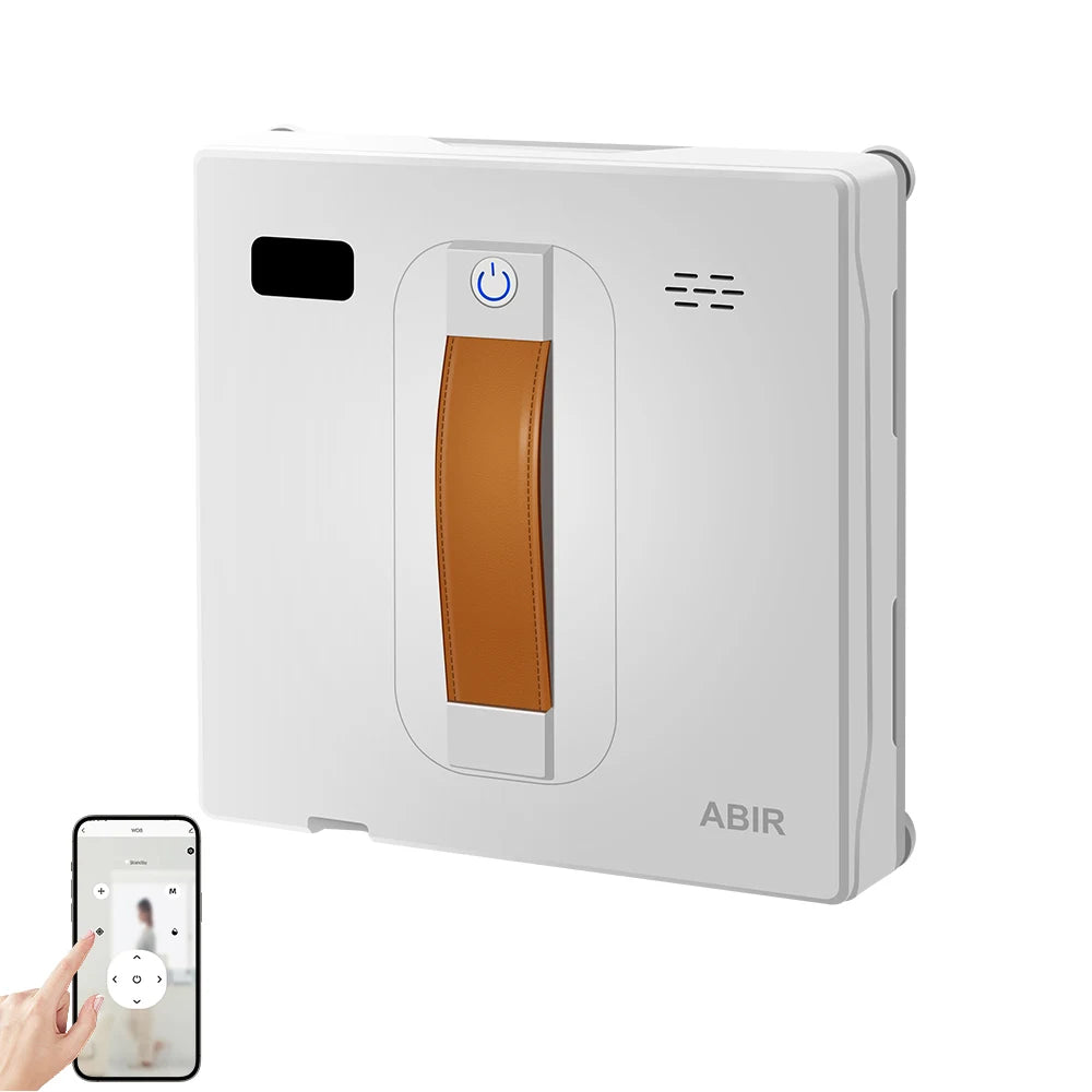 Window Vacuum Robot Cleaner ABIR WD8, Dual Ultrasonic Spray, AI Intelligent Wipping, Updated Laser,Smart Home Glass Wall Washing
