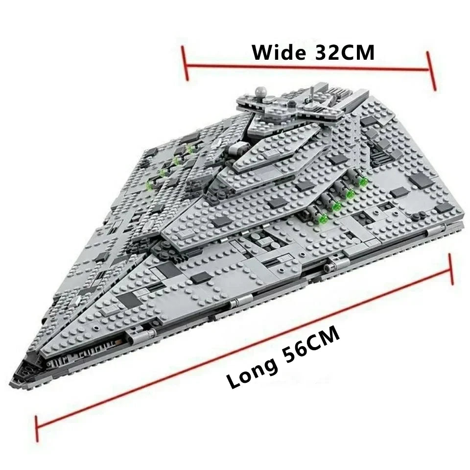 Destroyer Starship FighterBuilding Blocks Toy