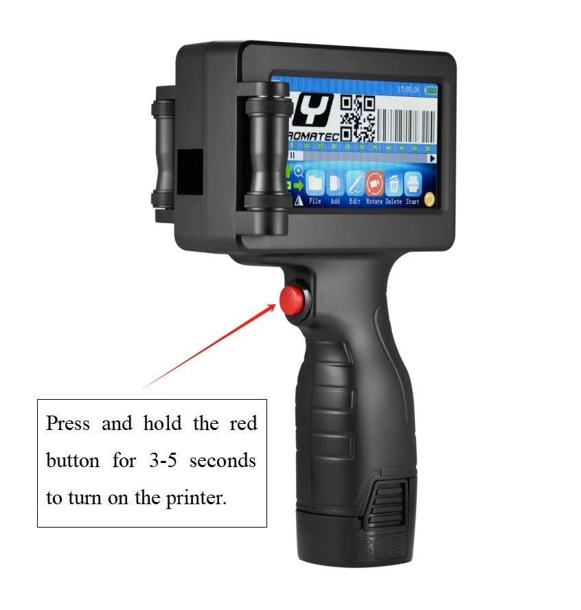 Phezer P17 Handheld Inkjet Printer (NO Cartridge)