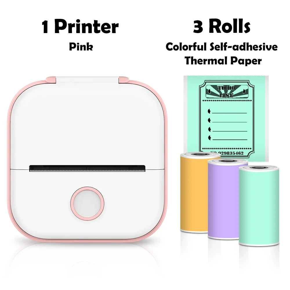 Phomemo T02 Mini Thermal Printer Wireless Mini Pocket Printer