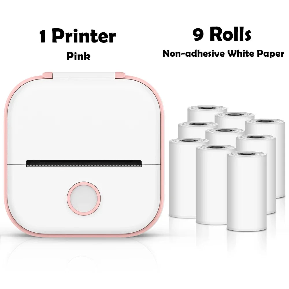 Phomemo T02 Mini Thermal Printer Wireless Mini Pocket Printer