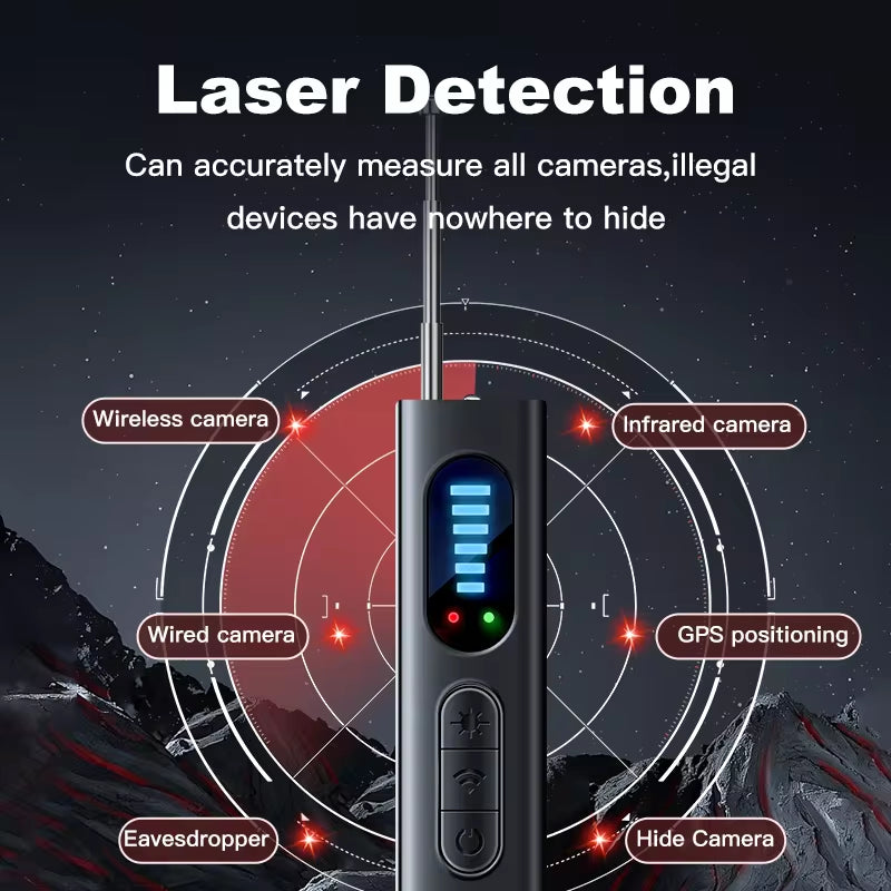 AntiSpy GPS Tracker & Camera Detector with Infrared