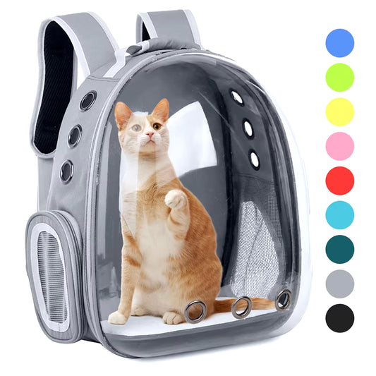 PetPals Transparent Travel Carrier Backpack