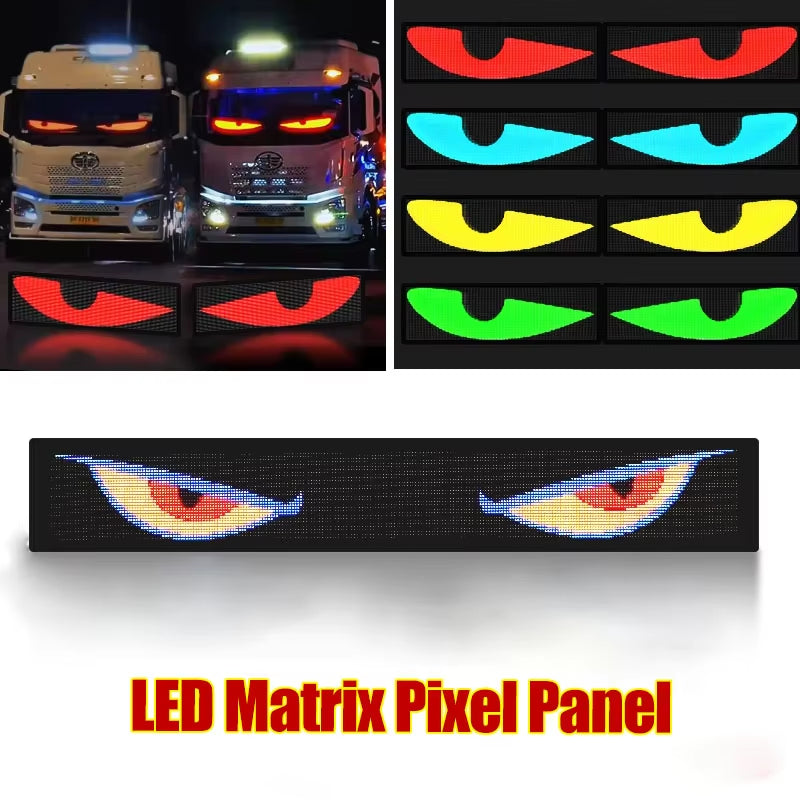 Bluetooth LED Car Display