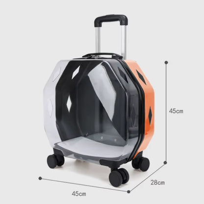 BubbleView Transparent Pet Travel Case