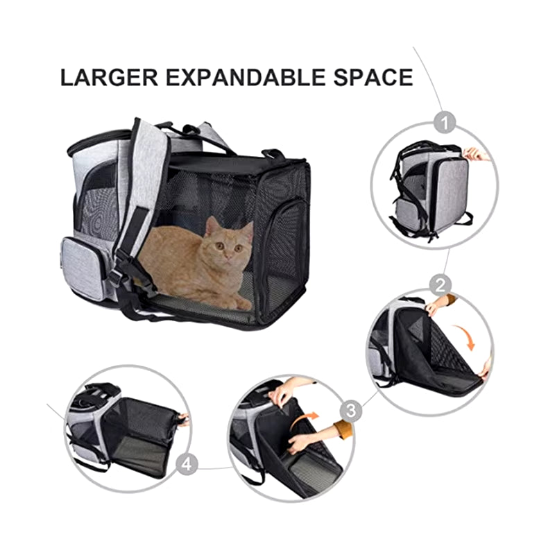 PawPort Expandable Breathable Pet Backpack