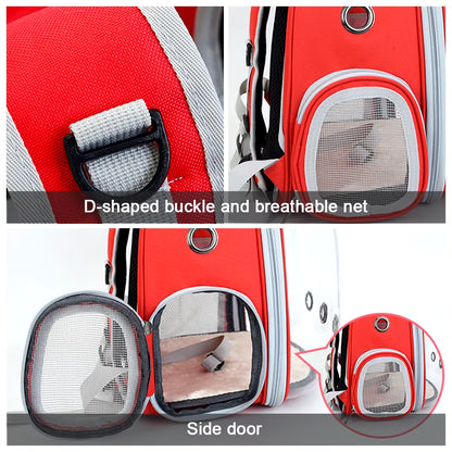 PetPals Transparent Travel Carrier Backpack