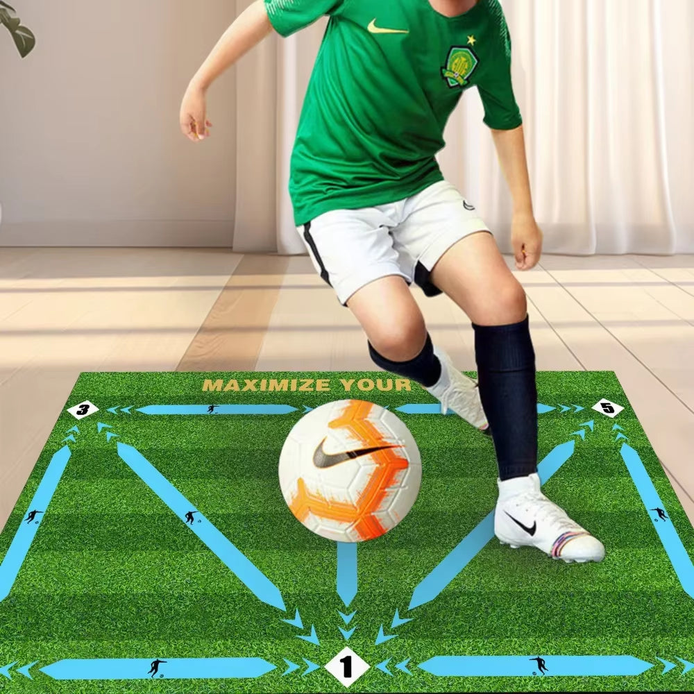 DribbleMaster Foldable Soccer Training Mat