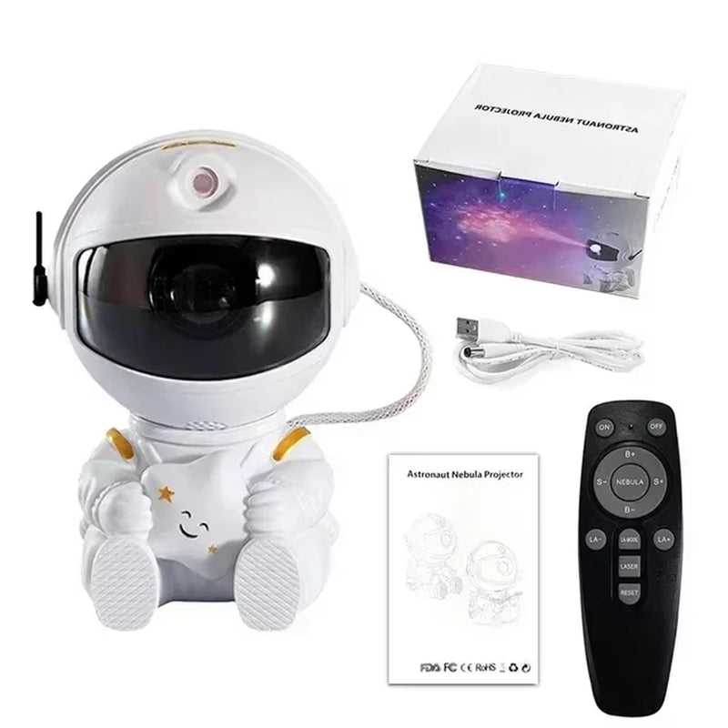 Astronaut Star Galaxy Projector Lamp