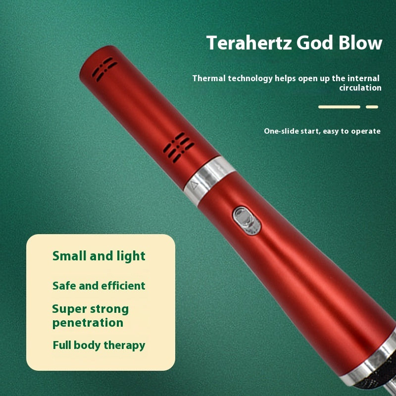 Terahertz Therapy Devices, THZ Blower Wand Healthy Physiotherapy Plates, Quickly unblock meridians and Lymph nodes, Helps Body Repair, for Spa Salon