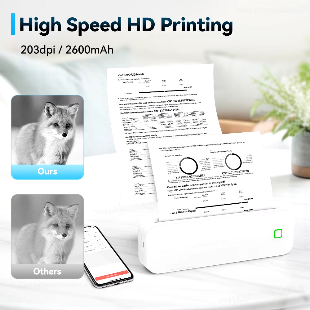 PrintEase A4 Inkless Thermal Printer