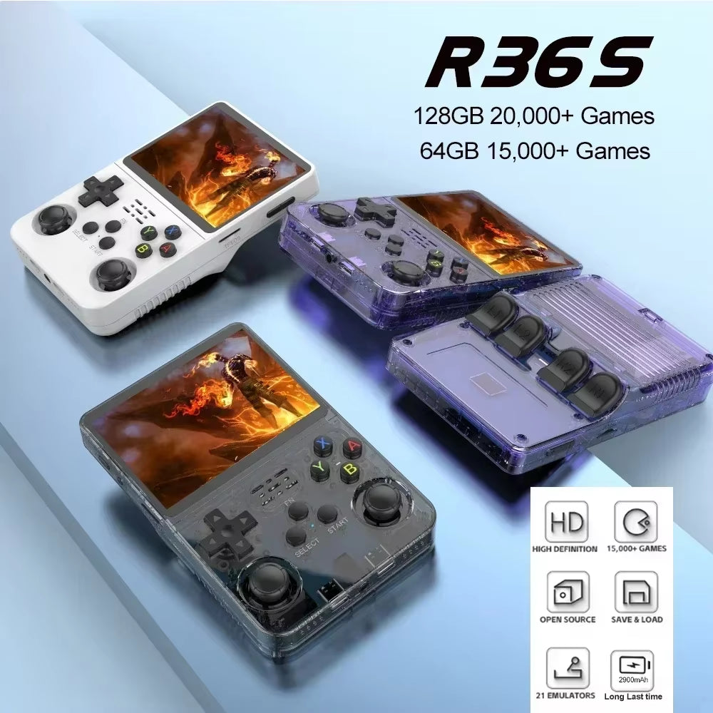 R36S Retro Power Console