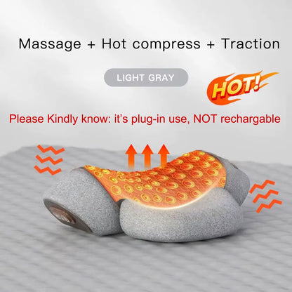 Heated Waist Support Pillow with Massage