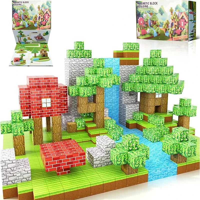 100pcs Magnetic Building Blocks